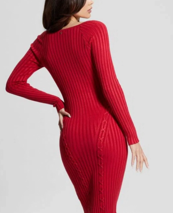 VESTIDO PUNTO GUESS MANGA LARGA W3BK19Z2YJ2