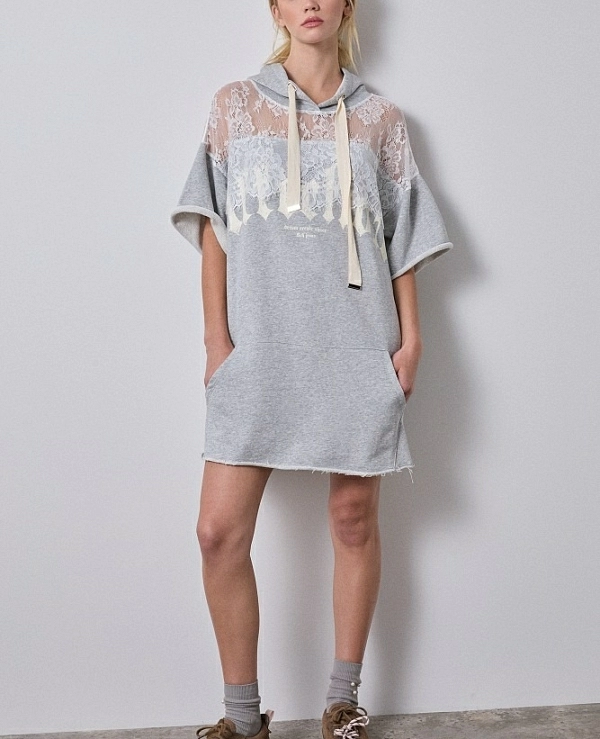 Vestido sudadera de manga corta DE BSB 054-211016 - 21001