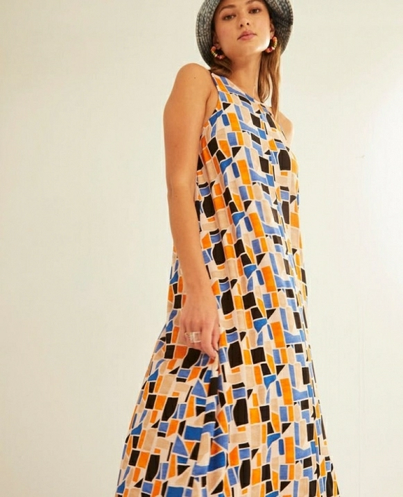Vestido Tirantes  Mosaic