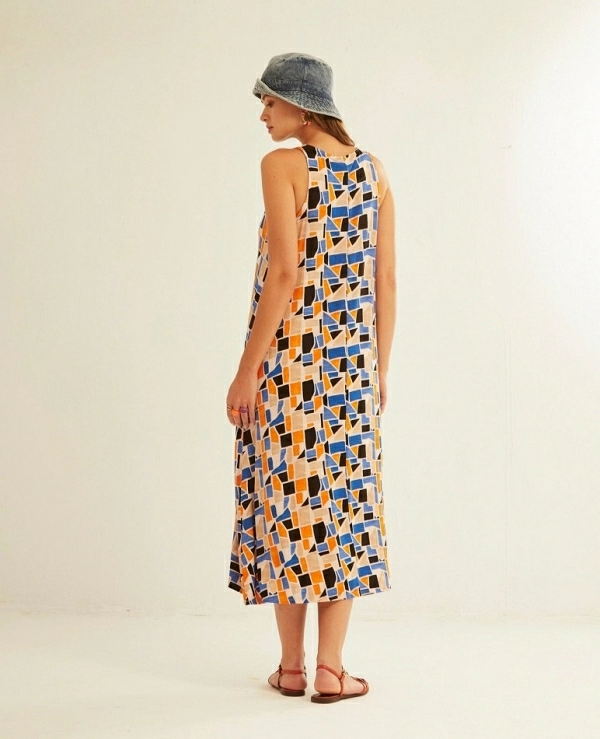 Vestido Tirantes  Mosaic