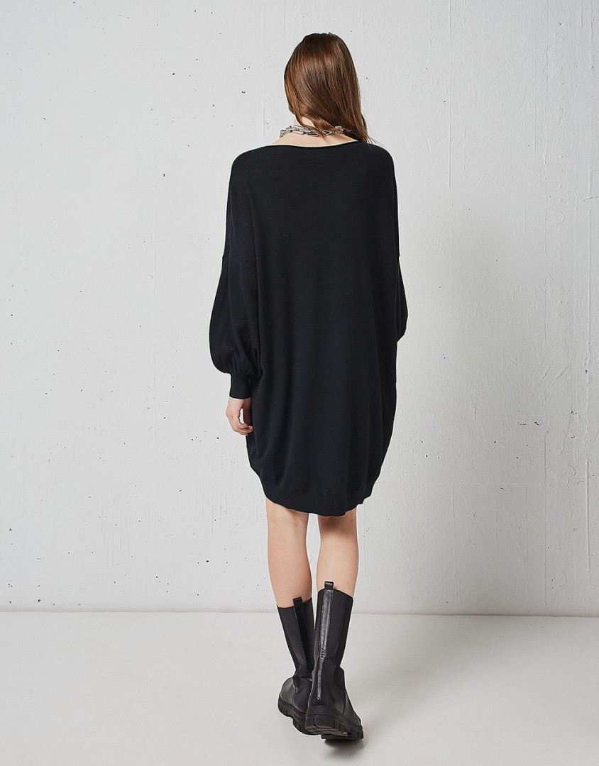 VESTIDO OVERSIZE NEGRO DE BSB 046-211026 desde